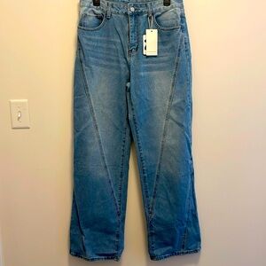 Commense - Women’s blue jeans - size large or fits size 12 - flare leg